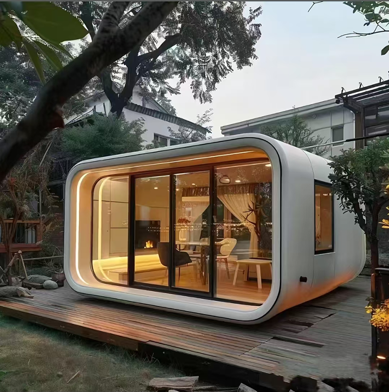 High-End Apple Cabin Hotel Mobile Office Stay Detachable Steel Container for Villa or Hospital Use Luxury Mobile Home 1