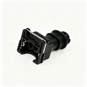 Conectores Eléctricos Automotrices <span class=keywords><strong>Denon</strong></span> 282189-1 282762-1 para Inyector de Combustible EV1 EV, Enchufe Impermeable de 2 Pines, Piezas Automotrices de ABS y Cobre - Product Image 1