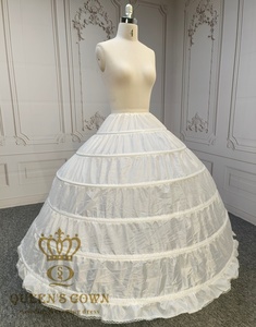 <span class=keywords><strong>Jupon</strong></span> de mariée QUEENS GOWN à taille ajustable, 6 cerceaux, pour robe de bal - Product Image 3