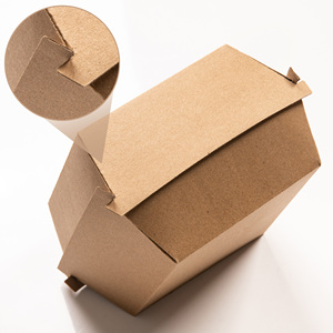 Bol jetable et boîte à hamburger en papier kraft, vendus séparément pour le bol et ensembles pour l'emballage, pour les fêtes quotidiennes ou les magasins d'alimentation - Product Image 4