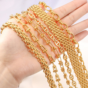 Catena E770 in Acciaio Inox con Maglie a U Rimovibili per Creazione di Gioielli, Bracciali, Collane e Orecchini - Product Image 1