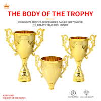 Nouveau Design Morning Glory Trophée en plastique en forme de corps Trophée Accessoires Pièces de trophée