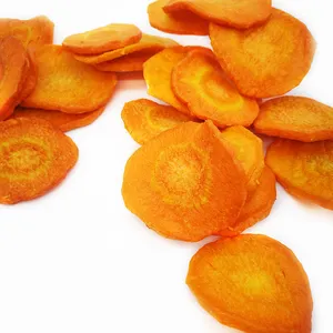 Wholesale vegetable snacks low fat and price vf dried carrot chips