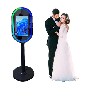 Professional 65 43 Inch Mirror Photo Booth Selfie Photo Booth All in One 2026 Magic Mirror Photo Booth Led Touch Screen - Product Image 1