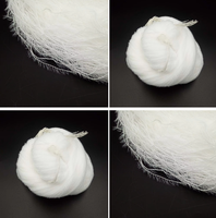 13NM Weiches 100% Nylon 6 Anti-Pilling Rohes Imitat-Nerz-Federgarn 120D QG Marke für Pullover Stricken Nähen Weben