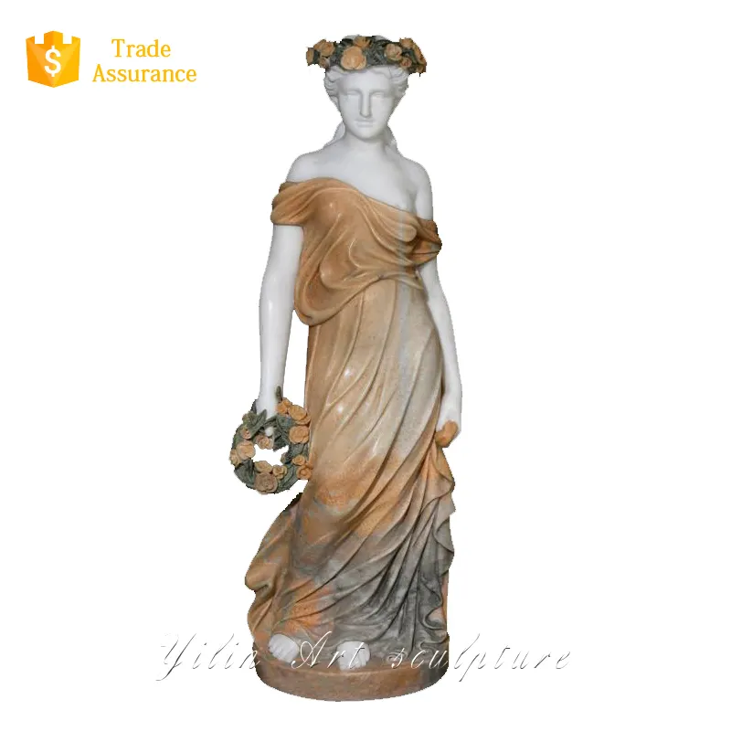 Stone Woman Statue Beautiful Marble Stone Lady Statue Sculpture For Sale