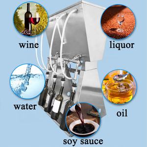 Remplisseuse <span class=keywords><strong>de</strong></span> liquide par gravité semi-automatique à 4 buses, siphon pour bière, vin, brandy, whisky, machine <span class=keywords><strong>de</strong></span> remplissage <span class=keywords><strong>de</strong></span> bouteilles en verre - Product Image 2