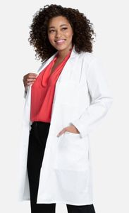 Blouse à manches courtes unisexe blanche Blouse médicale personnalisable pour médecins et infirmières Tissu tricoté Scrubs Utilisation hospitalière - Product Image 4