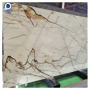 PRIMA GoldtopQuartz marchio all'ingrosso esperto di 5061 onda PX & FT artificiale grandi lastre di quarzo pietra utilizzata come cucina casa controsoffitti