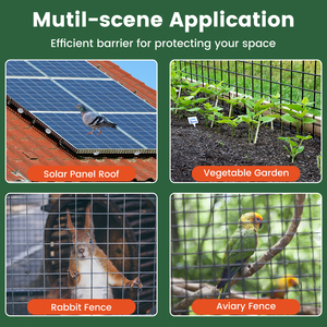 Durable PVC Anti Bird <b>Netting</b> for Outdoor Courtyard Anti Wild Birds Barrier - Product Image 6