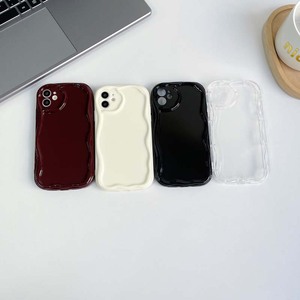 เคสโทรศัพท์มือถือซิลิโคน TPU สีพื้น ดีไซน์ขอบคลื่น สำหรับ iPhone 6 7 8 X Xr <span class=keywords><strong>Xs</strong></span> 11 12 13 14 15 Pro Max - Product Image 4