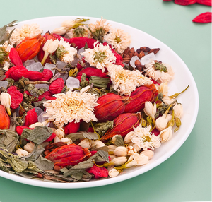 Tè rinfrescante del crisantemo del ghiaccio mescolato con 8 erbe cinesi acqua calda acqua fredda potabile porcellana alle erbe tè sciolto sano - Product Image 4