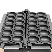Machine à gaufres œuf souriant, équipement de cuisson pour snacks, gaufrier visage souriant