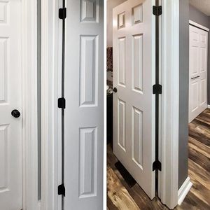 Bisagras para Puerta Negra Fabricadas en EE. UU. con Esquinas Redondeadas de 5/<span class=keywords><strong>8</strong></span>\" para Puertas Interiores - Product Image 6