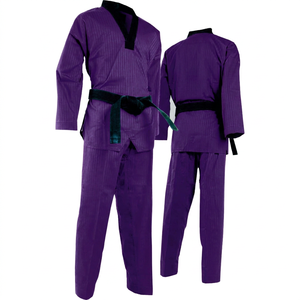 Tenue d'entraînement traditionnelle pour femmes de Taekwondo et de Karaté, taille haute, séchage rapide, polyester imperméable, logo personnalisé - Product Image 3