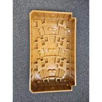 Plateau de rangement en plastique pour console centrale de voiture, outil d'organisation intérieure