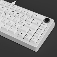 Keyboard Jepang ODM/OEM 65% Layout, Kabel, RGB Backlit, Hot Swap, Kustomisasi Bahasa, Keyboard Switch Magnetik dengan Knob