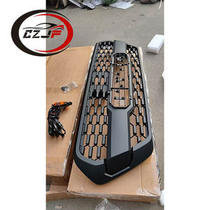 Parrilla Delantera de Alta Calidad CZJF para <span class=keywords><strong>Tacoma</strong></span> 2016 <span class=keywords><strong>2017</strong></span> 2018 2019 con Luz, <span class=keywords><strong>Precio</strong></span> de Fábrica, Kit de Carrocería - Product Image 2