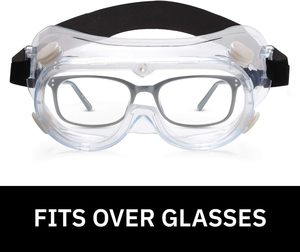 Gafas de Seguridad Industriales para Laboratorio de Química, Antivaho, con Correa Elástica Ajustable, Gafas Protectoras con Protección Lateral de Alta Calidad - Product Image 4