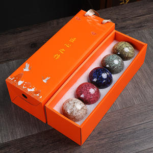 Ensemble de tasses à thé Kung Fu, tasse à thé individuelle, ensemble cadeau, tasse à thé de dégustation, tasse à thé de maître de la construction des cinq éléments, originale <span class=keywords><strong>Tao</strong></span> Dehua, nouvelle - Product Image 1