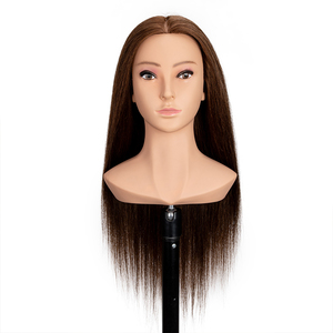 AFELLOW Venta al por mayor Cabeza <span class=keywords><strong>de</strong></span> <span class=keywords><strong>muñeca</strong></span> <span class=keywords><strong>de</strong></span> entrenamiento <span class=keywords><strong>de</strong></span> cabello humano para <span class=keywords><strong>corte</strong></span> <span class=keywords><strong>de</strong></span> <span class=keywords><strong>pelo</strong></span> Trenzado Lecciones <span class=keywords><strong>de</strong></span> blanqueamiento Peluca para entrenamiento <span class=keywords><strong>de</strong></span> peluquería en venta - Product Image 3