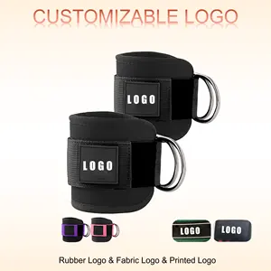 Custom Ankle Straps With Double D-ring Legend Fitness Ankle Strap For Cable Machines With Adjustable Neoprene Strap