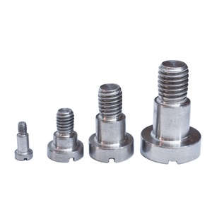 M3 M6 Stainless Steel SS304 Slotted <strong>Flat</strong> Head Shoulder <strong>Screw</strong> DIN923 - Product Image 3