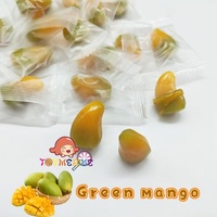 Sweet Fruit Flavored Peelable Gummy Candy Mango Peach Grape Taste Packaged in Bag Ingredients Are Sugar