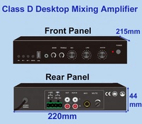 PD-40M OEM ODM de haute qualité 40W MP3 Bluetooth amplificateur de mixage numérique de bureau