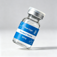 Personnalisez votre design : Petites flacons de 3 ml et 10 ml, flacons Pepti simples de 3 ml, étiquettes et boîtes holographiques brillantes