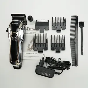 Cortadora de pelo recargable para peluquero, cortadora de pelo inalámbrica eléctrica profesional para hombres