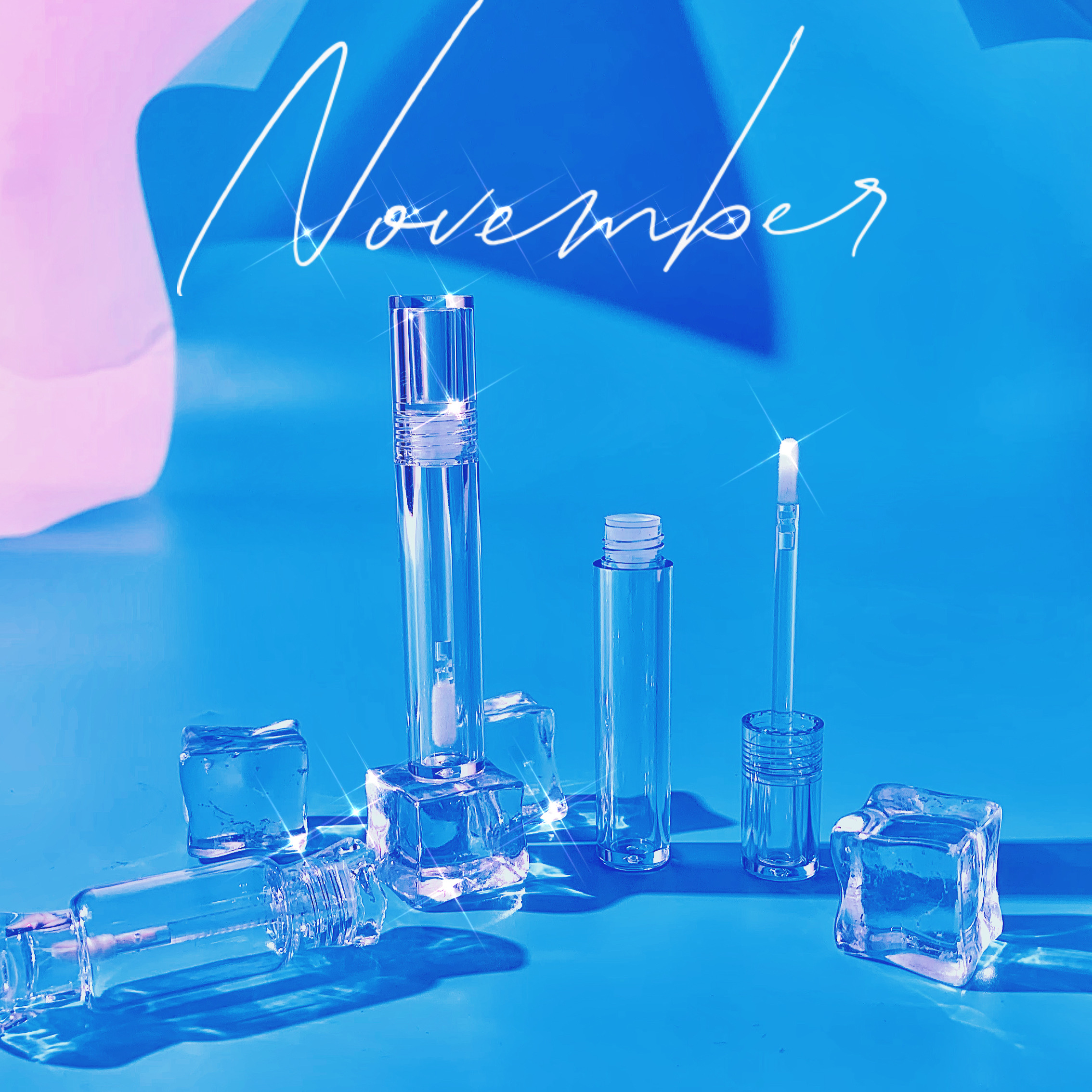 Лидер продаж 2021 года, оптовая продажа, упаковка для блеска для губ, 5 мл, пластиковая трубка, пустая Фирменная ярлык, прозрачная упаковка для блеска для губ