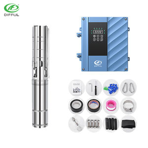 Pompe à eau solaire à tête haute hybride, pompe à eau solaire ac submersible dc pompe à eau solaire profonde pompe à eau solaire - Product Image 2