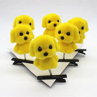 Accessoires de cheveux créatifs pour enfants adorables et drôles Pince à cheveux en velours avec support simulé pour filles Poulet en épingle à cheveux à ressort jaune canard