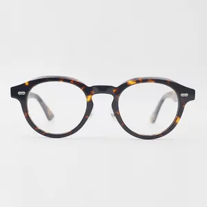 Figroad最新スタイル眼鏡ラウンド眼鏡フレームアセテート光学フレーム