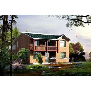 Villa de estructura de acero ligero, construcción personalizada para casas rurales, diseño chino, Yunnan, China, solución total para proyectos. - Product Image 5