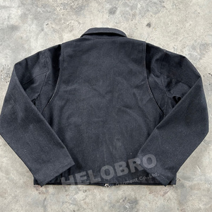 Conjunto de Chaqueta y Pantalones Vaqueros Vintage OEM <span class=keywords><strong>para</strong></span> <span class=keywords><strong>Hombre</strong></span>, Estilo <span class=keywords><strong>Bombero</strong></span>, Oversize, Ropa de Trabajo de Carpintero, con Botones - Product Image 3