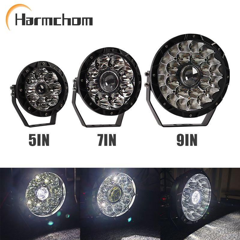 Wholesale 5inch 7inch 9inch 60W 80W 180W Round Super Bright Led Driving Light Led Work Light for Auto Car