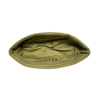 Casquette unie verte 100 % acrylique pour la vente en gros en Russie