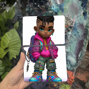 Stile retrò bellissimo taccuino A6 grande come regalo per la <span class=keywords><strong>scrittura</strong></span> a mano del Festival che prende con il bambino pantaloni con cappuccio stivali zaino - Product Image 2