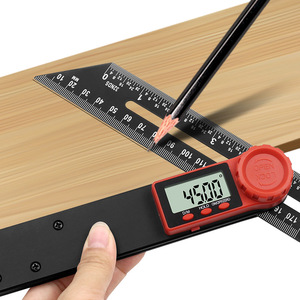 Règles d'angle numériques, jauges Tri carré coulissant t-biseau carré niveau <span class=keywords><strong>de</strong></span> mesure outils <span class=keywords><strong>de</strong></span> jauge jauge <span class=keywords><strong>de</strong></span> marquage en bois <span class=keywords><strong>rapporteur</strong></span> - Product Image 3