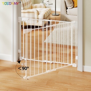 Cancelletto di Sicurezza Regolabile in ABS/PVC di Grandi Dimensioni per Bambini e Cani, Ideale per Scale e Porte di Casa - Product Image 3