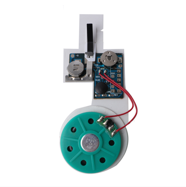 High Sound Quality 120 Seconds Music Audio Voice Recording Module Easy to Use Paper Chip with Angel and Love Style