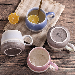 Ensemble <span class=keywords><strong>de</strong></span> tasses à café en céramique artisanale japonaise personnalisée, motif <span class=keywords><strong>de</strong></span> Noël unique et mignon <span class=keywords><strong>de</strong></span> style nordique, couleur rose mouchetée, vente en gros - Product Image 4