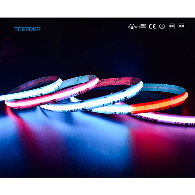 Programmable Smart RGB Digital COB LED Strip Pixel Lighting Solution