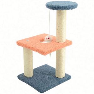 Eco-Friendly Cat Climbing Tree Integrated Wood <b>Scratching</b> and Jumping <b>Post</b> - Product Image 4