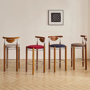 Tabourets <span class=keywords><strong>de</strong></span> <span class=keywords><strong>bar</strong></span> modernes Rosegia ZJL-BC070 avec structure en bois massif, chaises hautes pour table <span class=keywords><strong>de</strong></span> <span class=keywords><strong>bar</strong></span>, usage commercial en Chine - Product Image 6