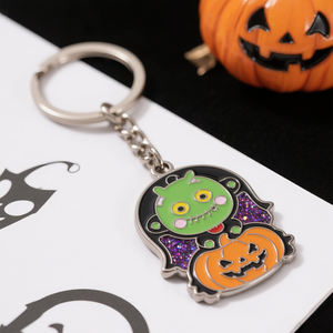 도매 사용자 정의 제조 업체 하드 에나멜 키 태그 개인화 된 모양의 열쇠 고리 사용자 정의 로고 아연 합금 로고 에나멜 금속 열쇠 고리 - Product Image 2