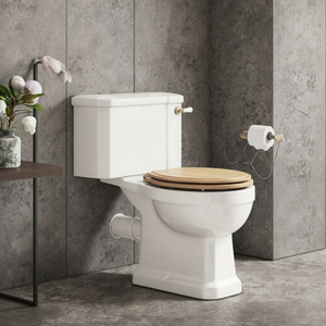 Sunrise Best Washroom Design Cuvette de toilette à projection courte 2 pièces <span class=keywords><strong>WC</strong></span> P Piège à eau Placard Siège de toilette <span class=keywords><strong>vintage</strong></span> - Product Image 1