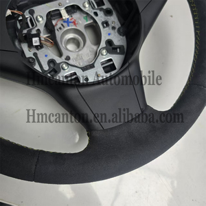 Volant de direction pour BMW E60 2007, en Alcantara jaune à rayures, modèle M Sport, vente en gros de produits en stock, best-seller - Product Image 5